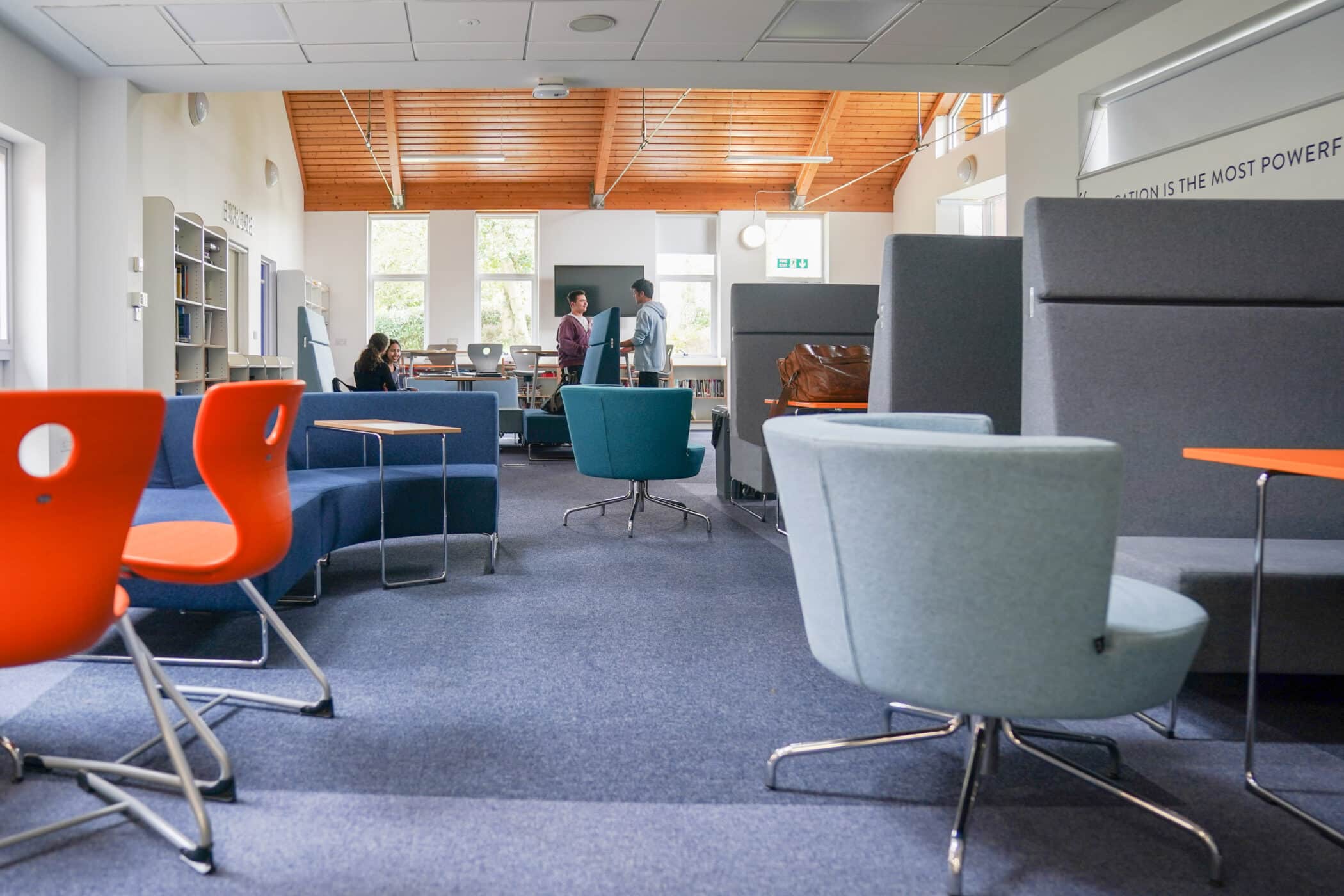 Open study and collaboration space in the ACS Egham High School Hub