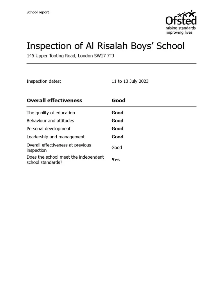 Al Risalah Boys' School school image