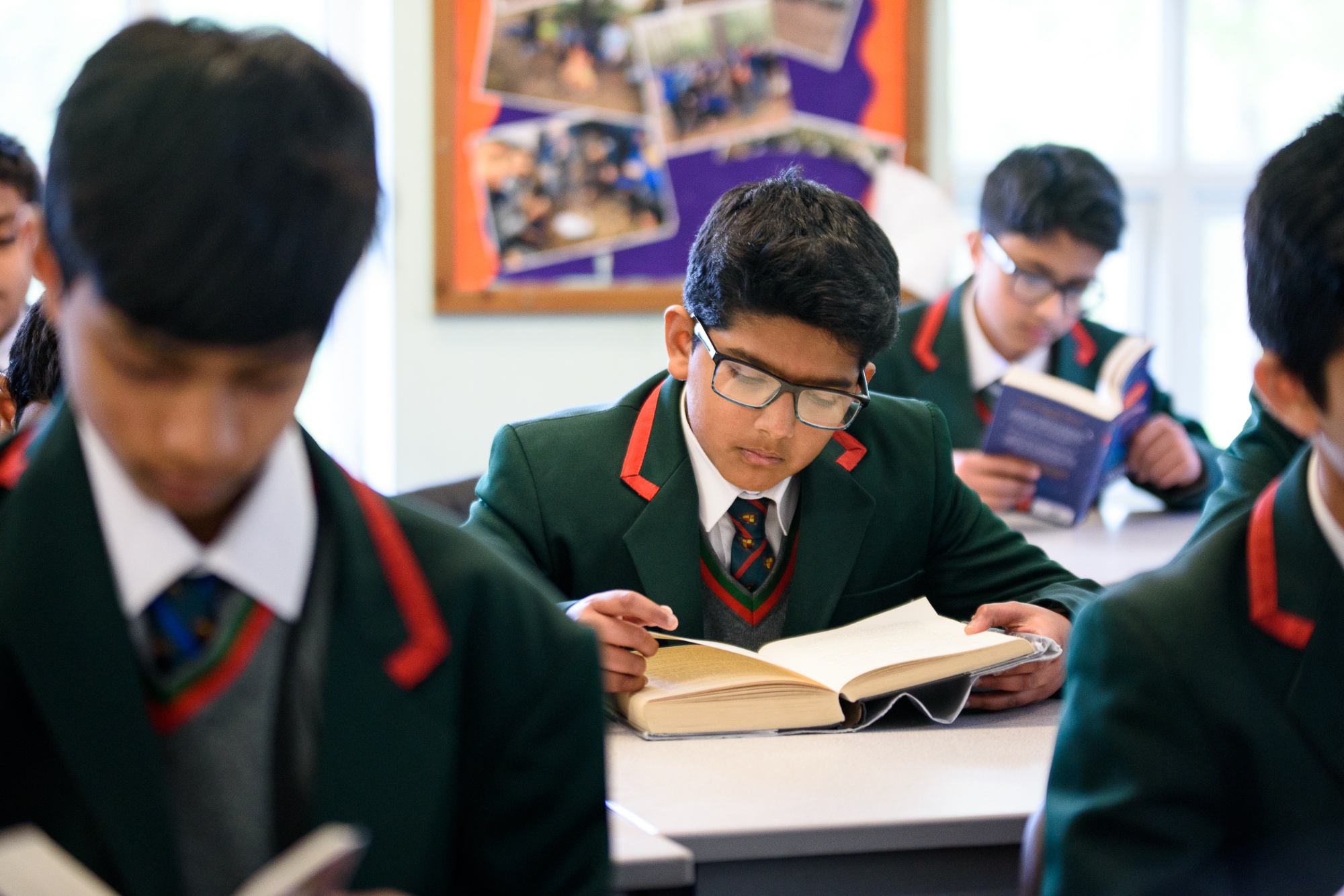 Campus view of Altrincham Grammar School for Boys