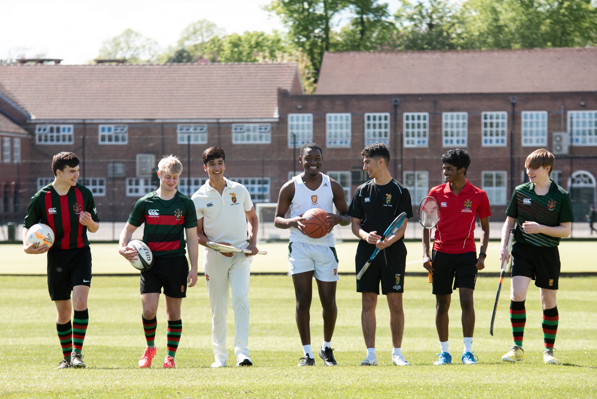 Campus view of Altrincham Grammar School for Boys