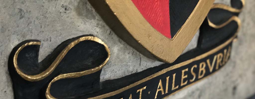 Aylesbury Grammar School school sign detail