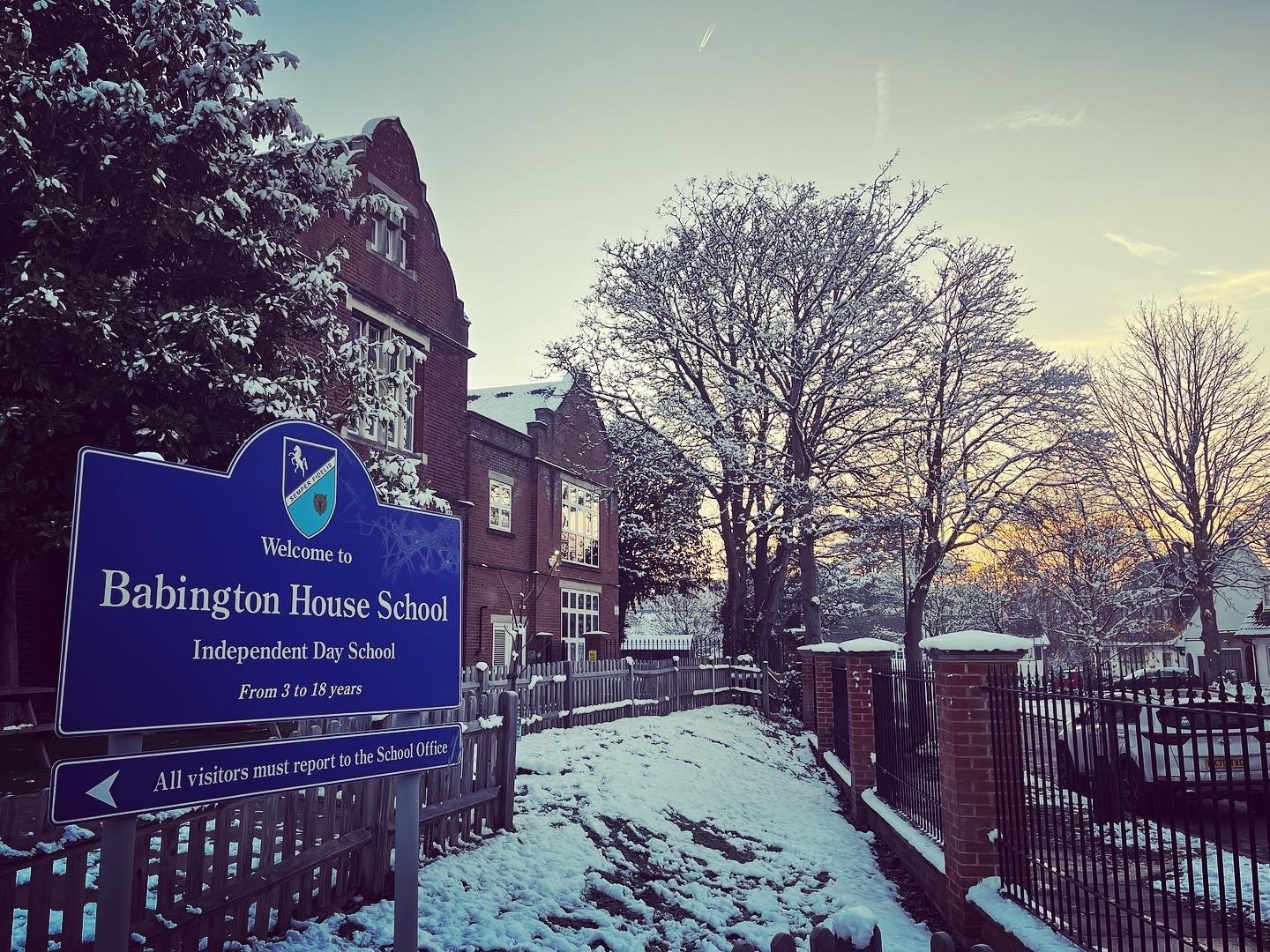 Exterior of Babington House School