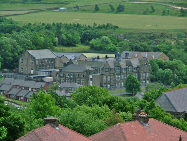 Bacup and Rawtenstall Grammar School school building exterior