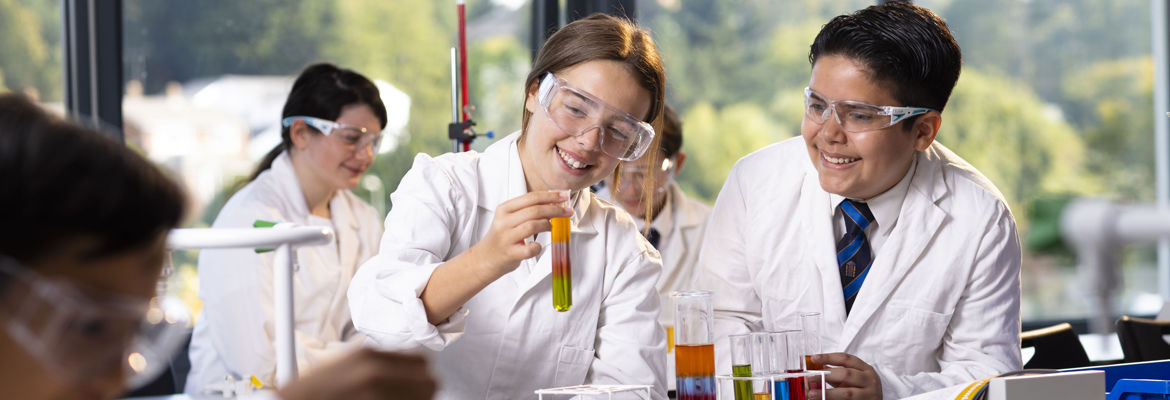 Barton Court Grammar School science lesson
