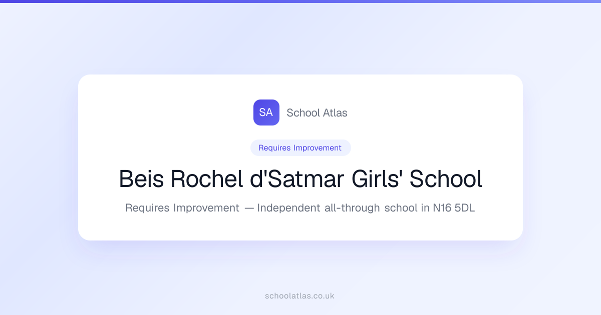 Beis Rochel d'Satmar Girls' School school image