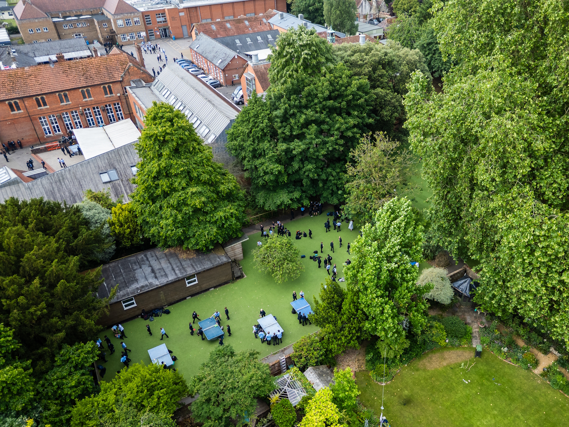 Campus view of Bishop Wordsworth's Church of England Grammar School