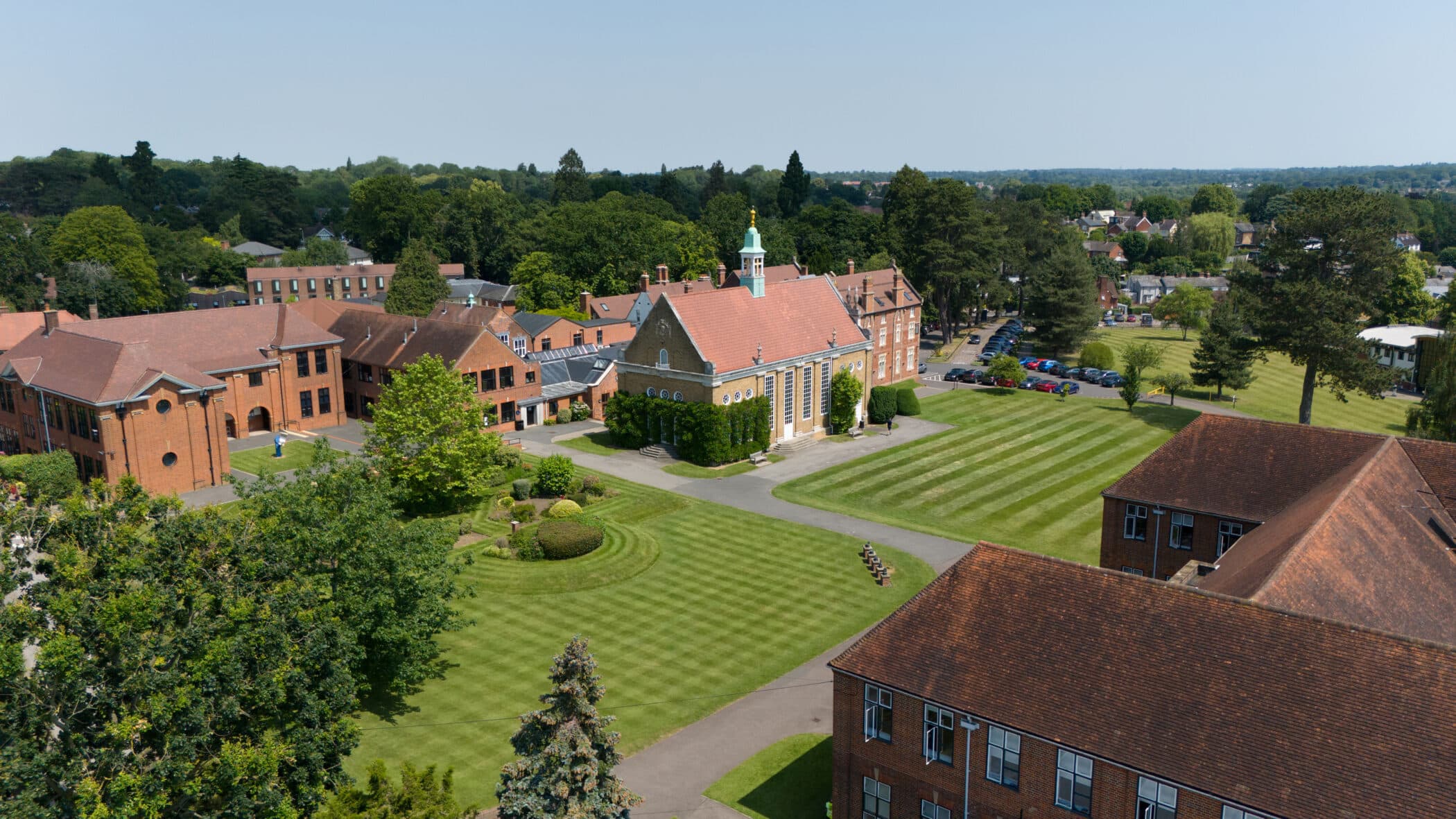 Campus view of Bishop's Stortford College