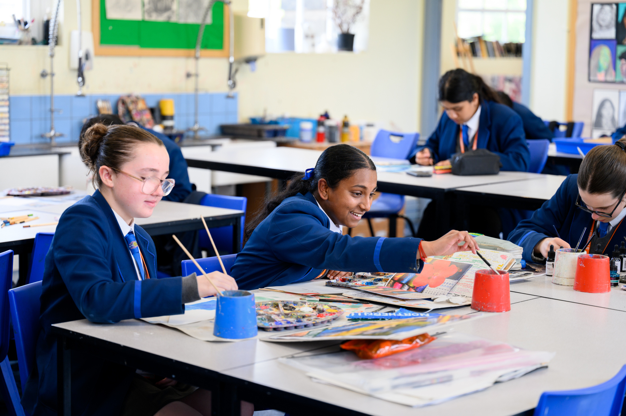 The Blue Coat School classroom learning