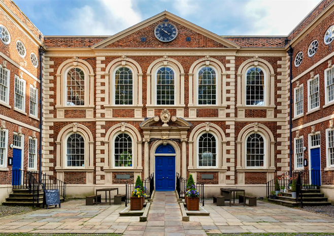The Blue Coat School historic school building