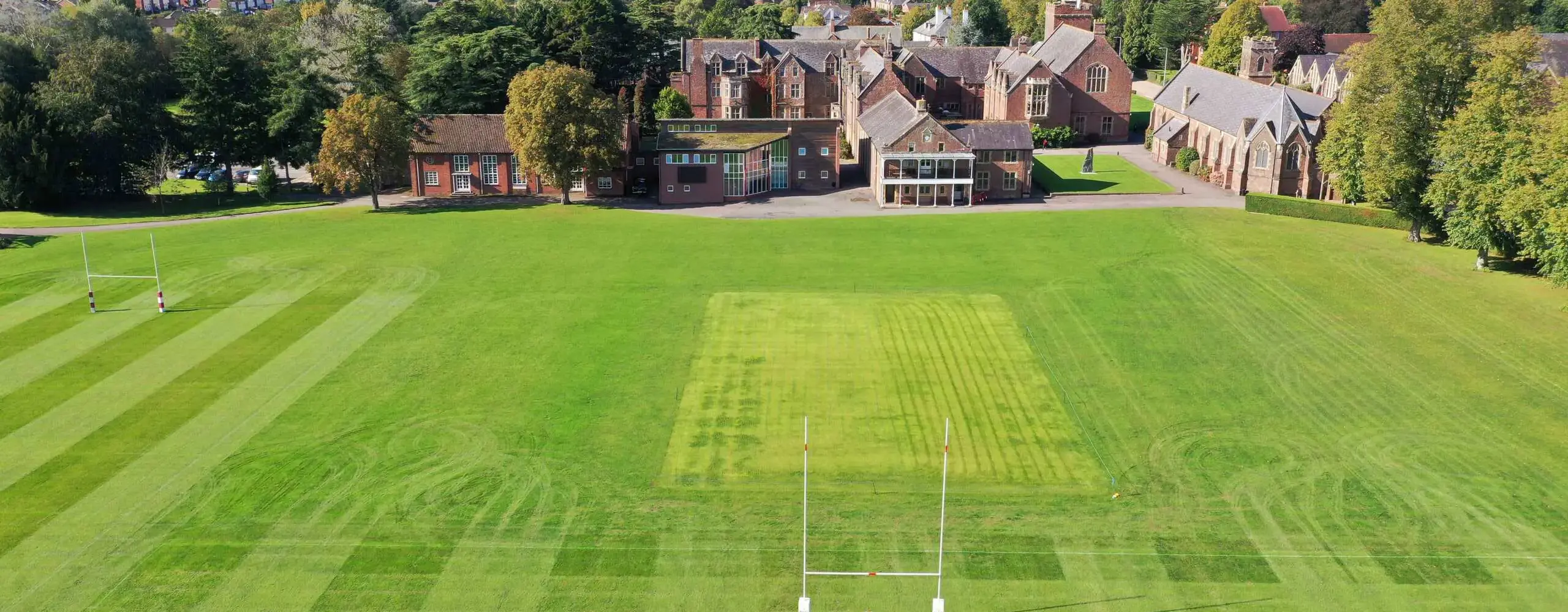 Campus view of Blundell's School