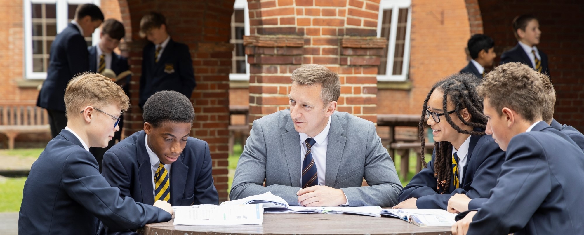 Borden Grammar School classroom learning