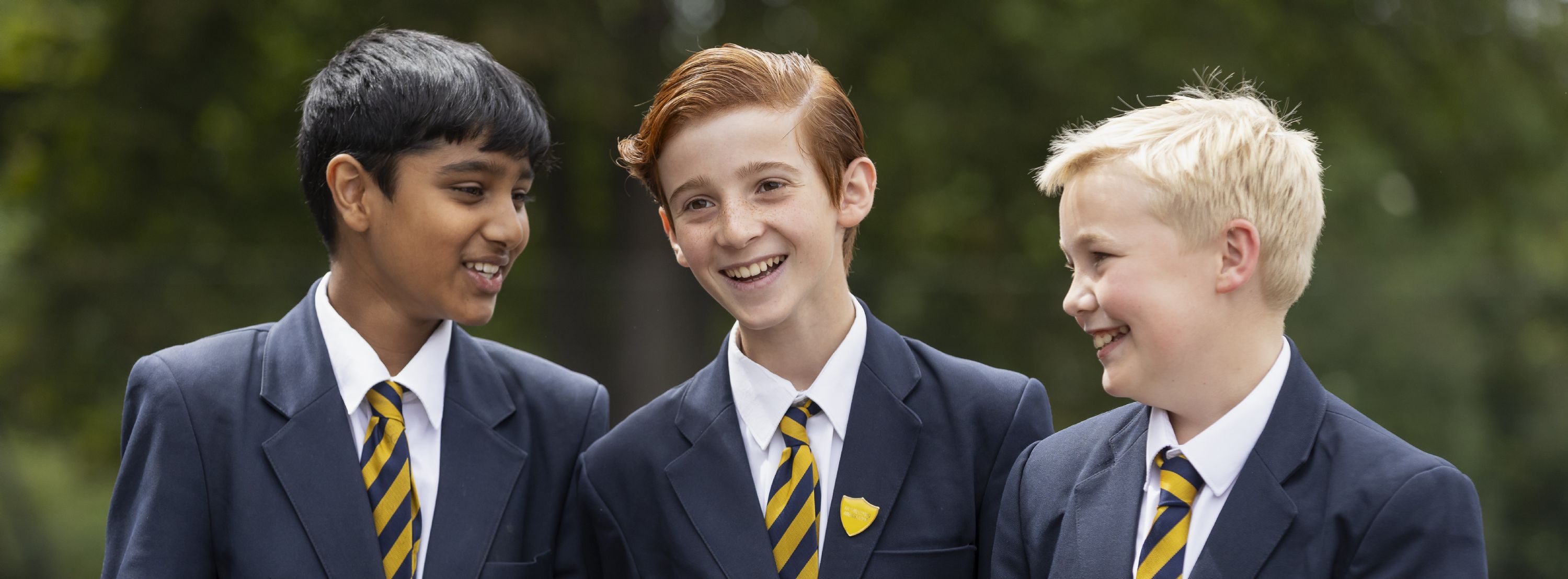Borden Grammar School students outdoors