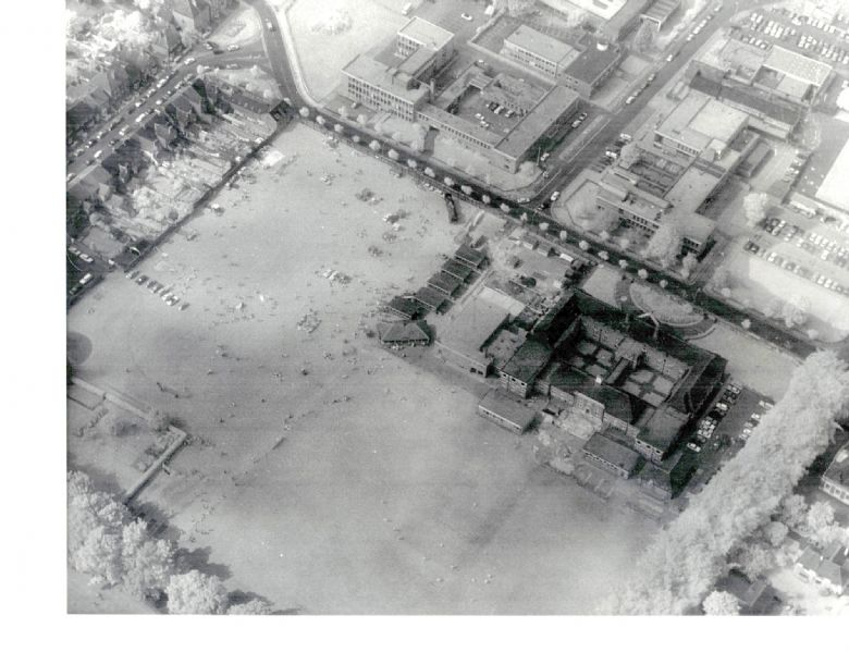 Campus view of Borden Grammar School