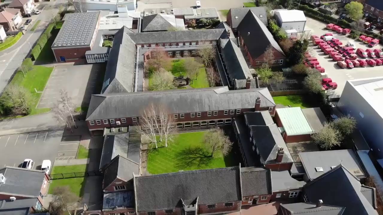 The Boston Grammar School campus aerial