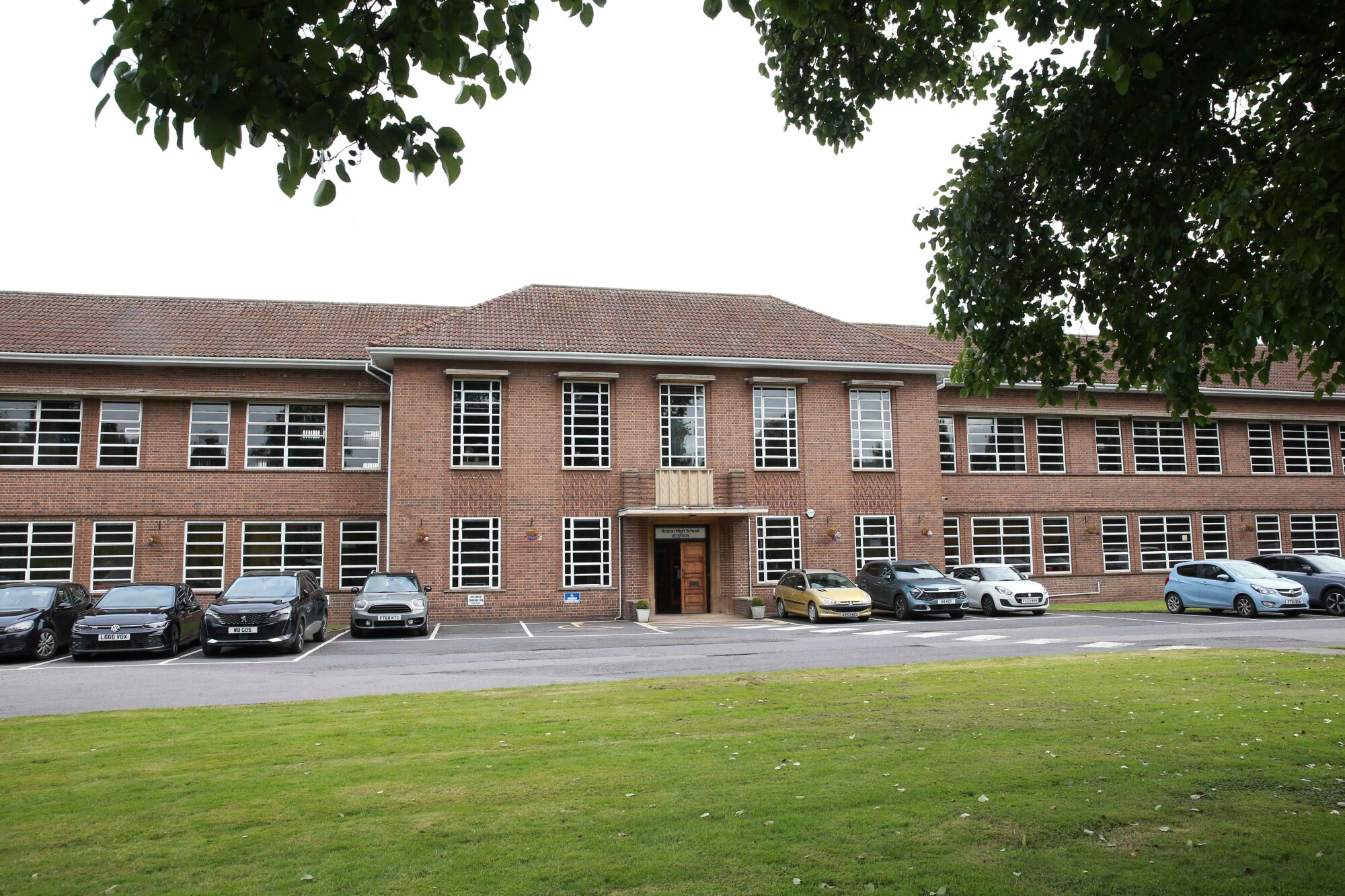 Campus view of Boston High School