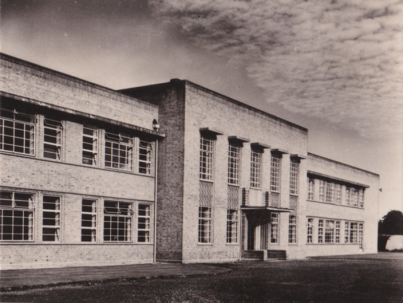 Campus view of Boston High School