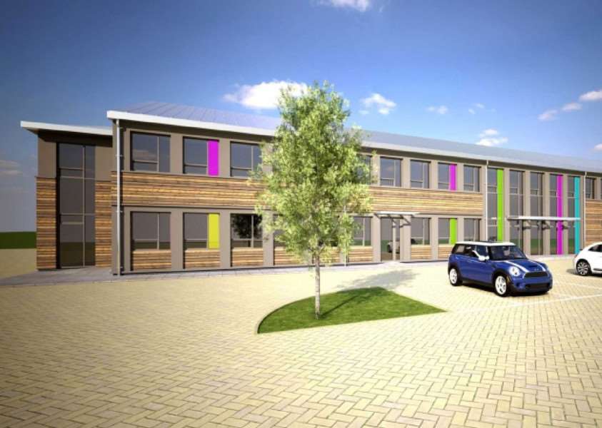 Exterior of Bourne Grammar School