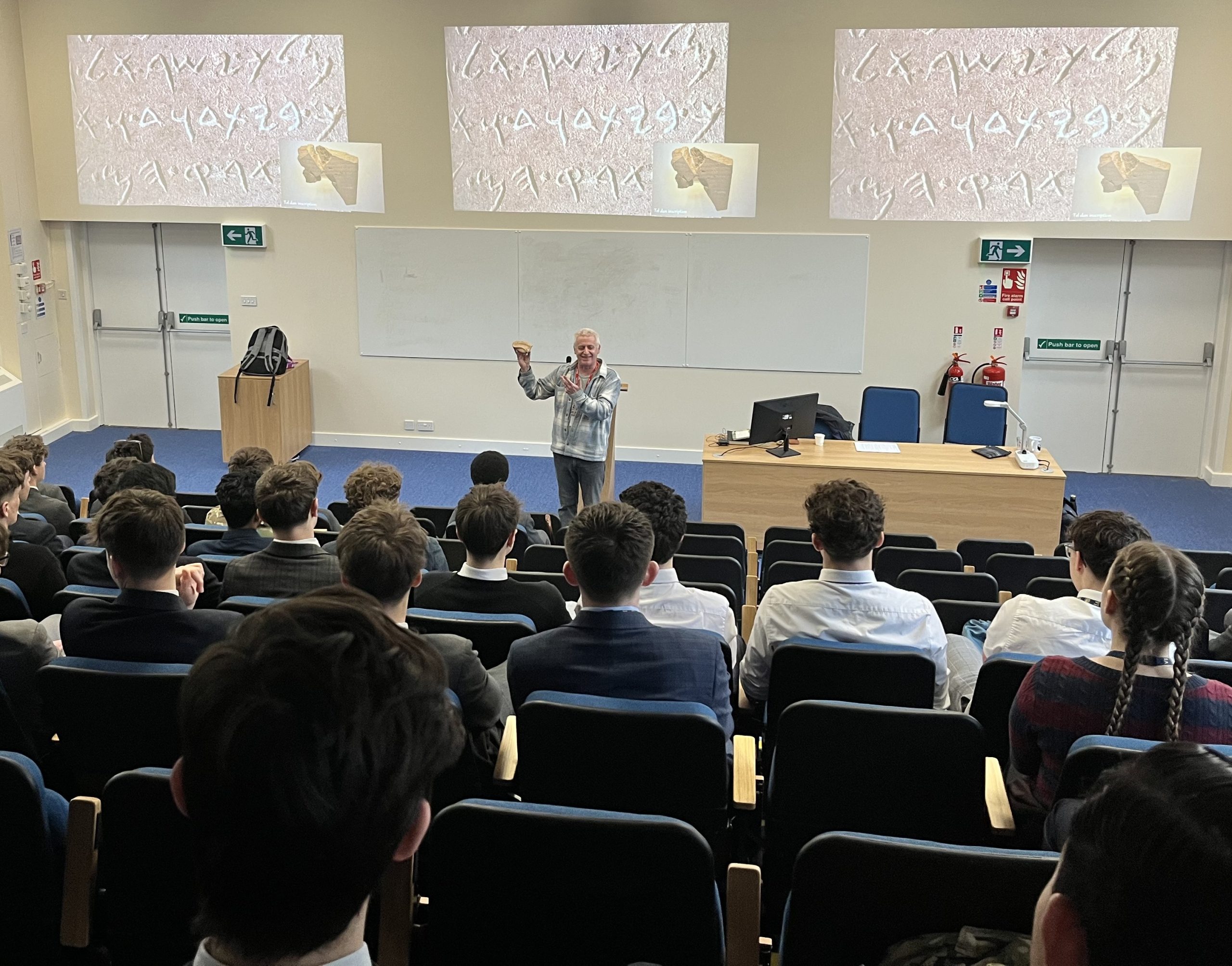 Bournemouth School school assembly