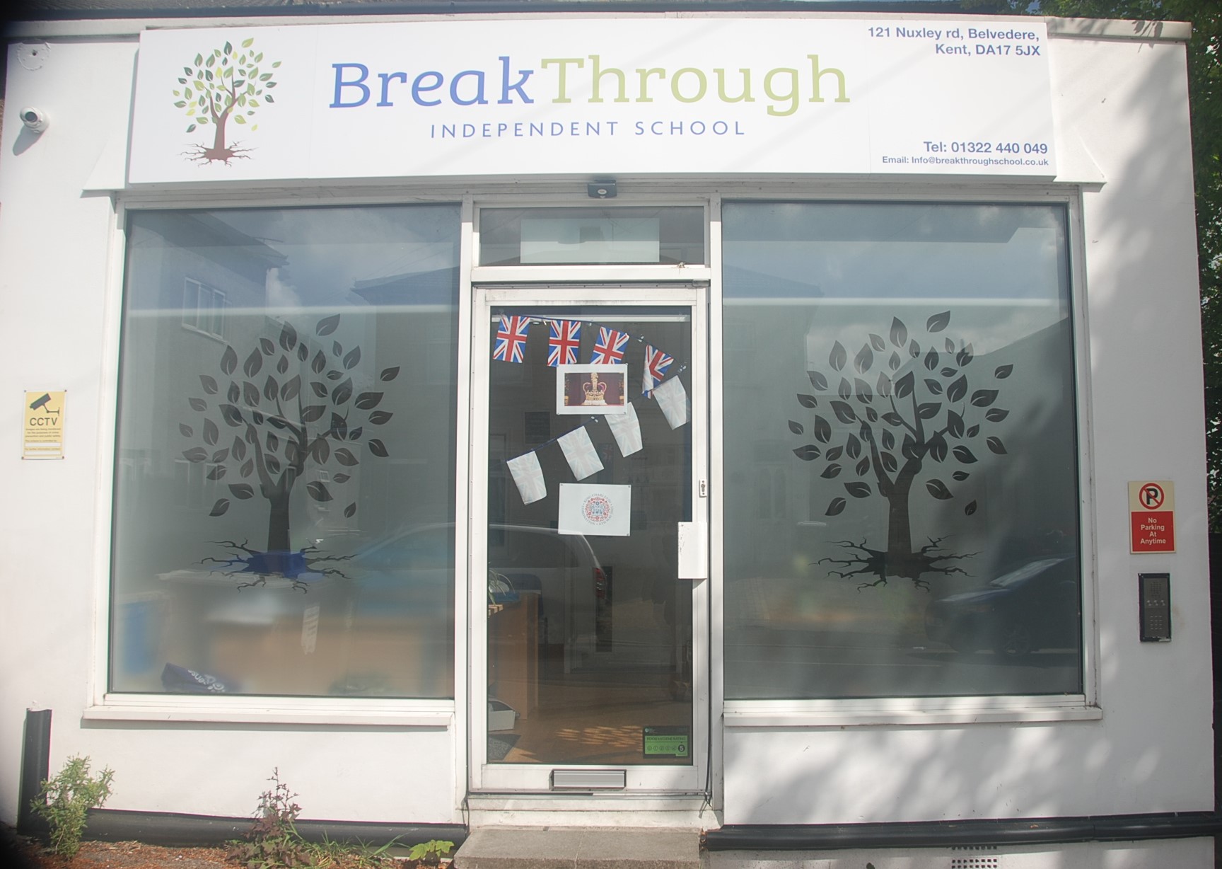 Exterior of Break Through School