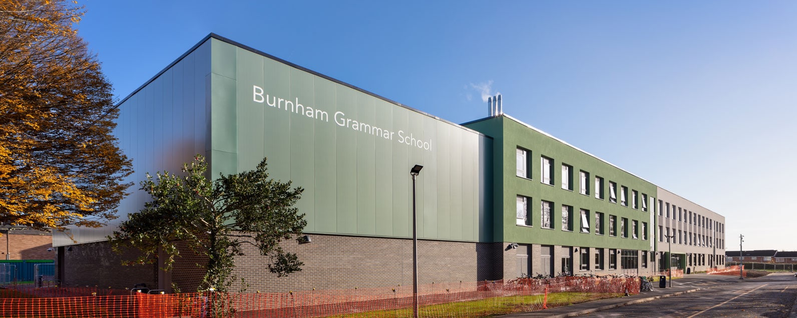 Burnham Grammar School school building exterior