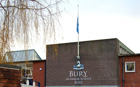 Exterior of Bury Grammar Schools