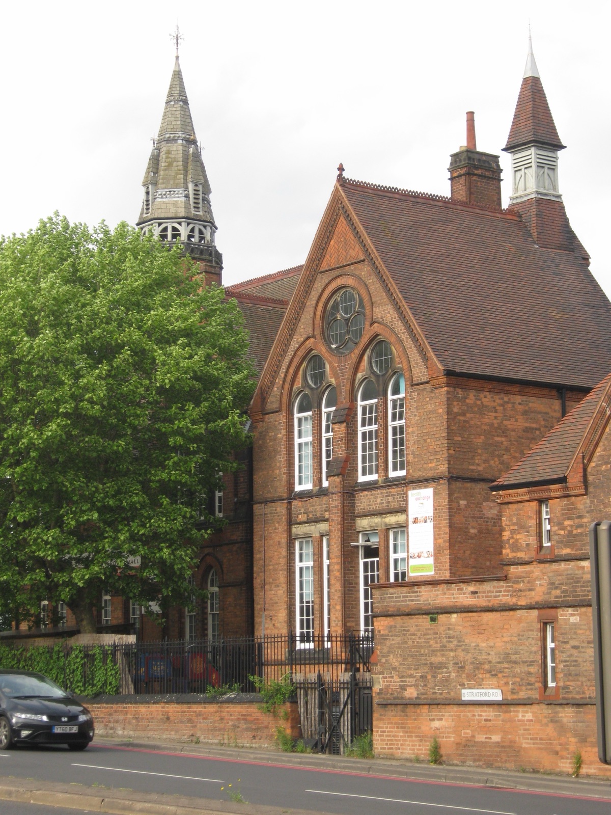 Architectural detail of the Bordesley Centre exterior