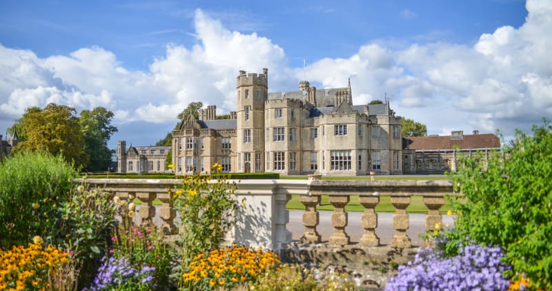 Campus view of Canford School