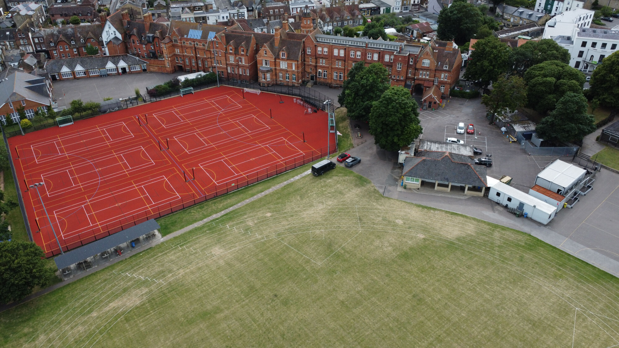 Campus view of Chatham & Clarendon Grammar School
