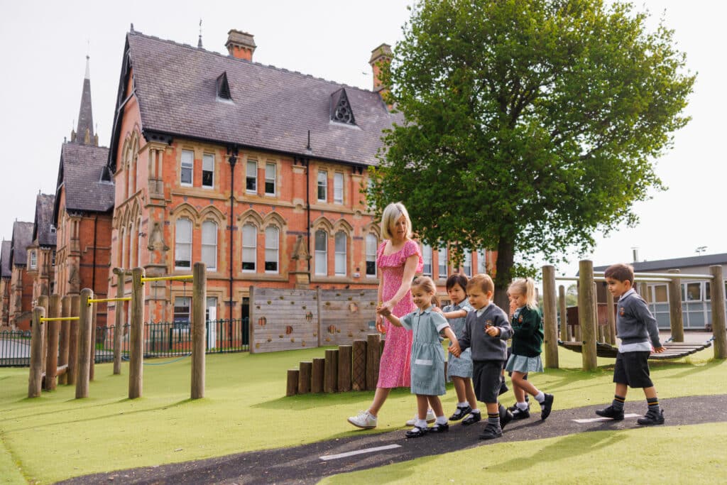 Campus view of Cheadle Hulme School