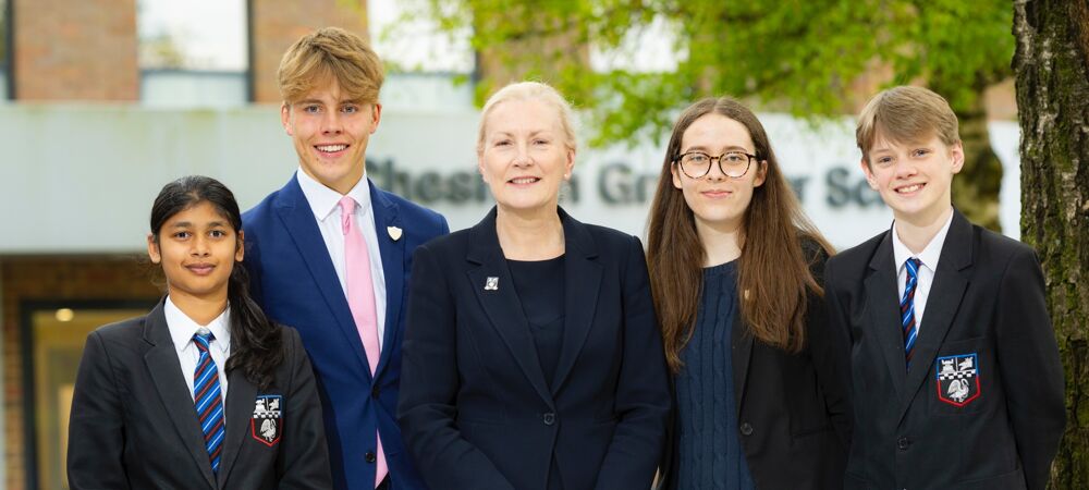 Chesham Grammar School student group