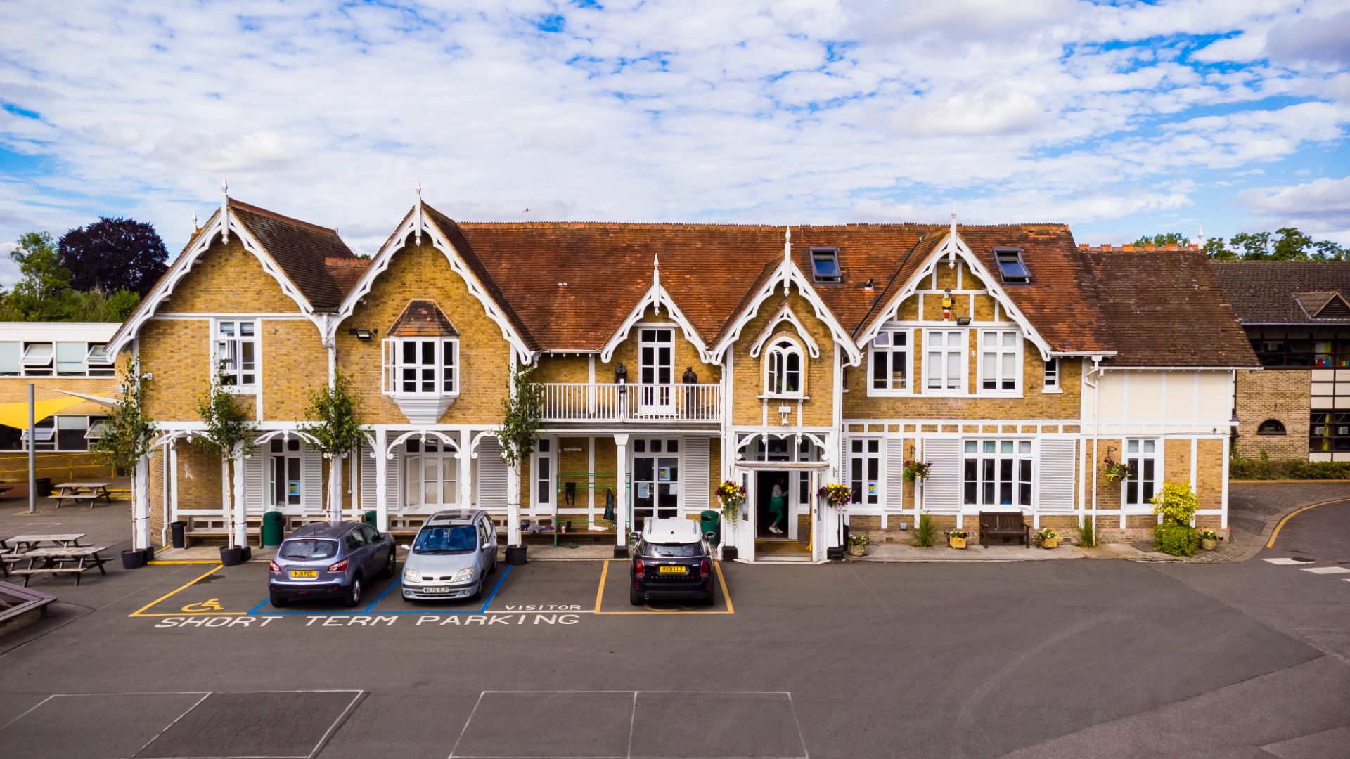 Exterior of Claires Court Schools