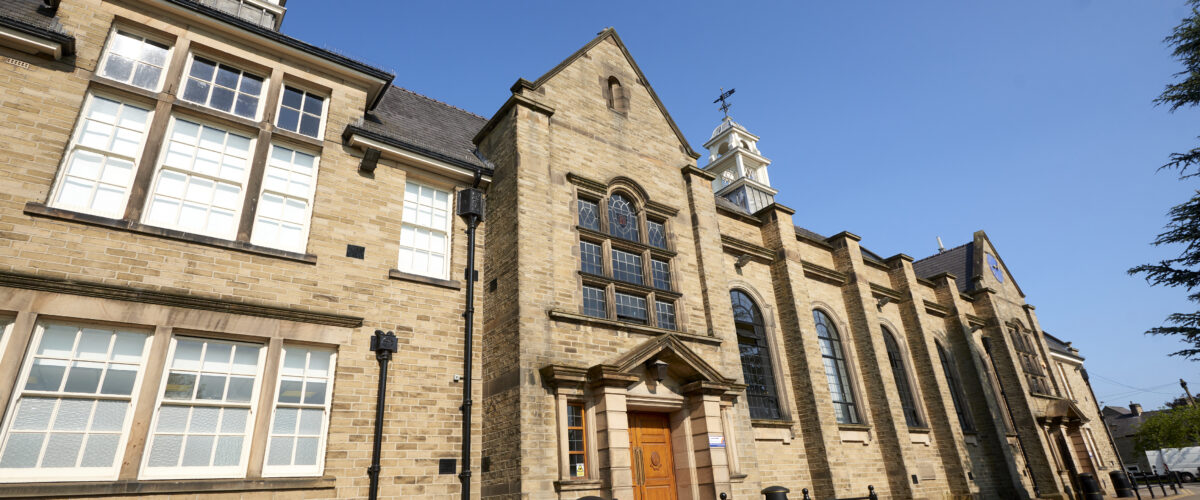 Campus view of Clitheroe Royal Grammar School