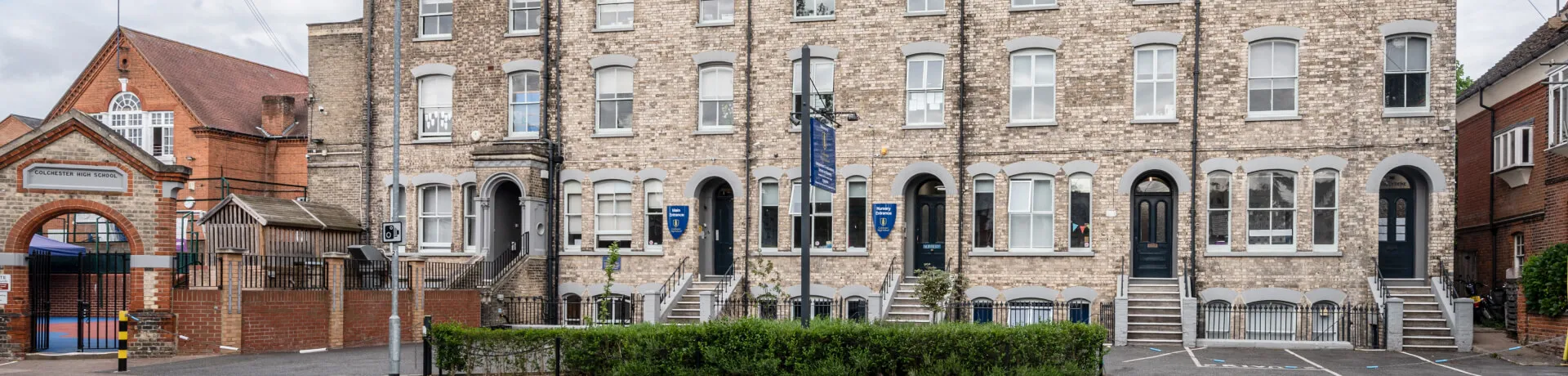 Exterior of Colchester Prep & High School