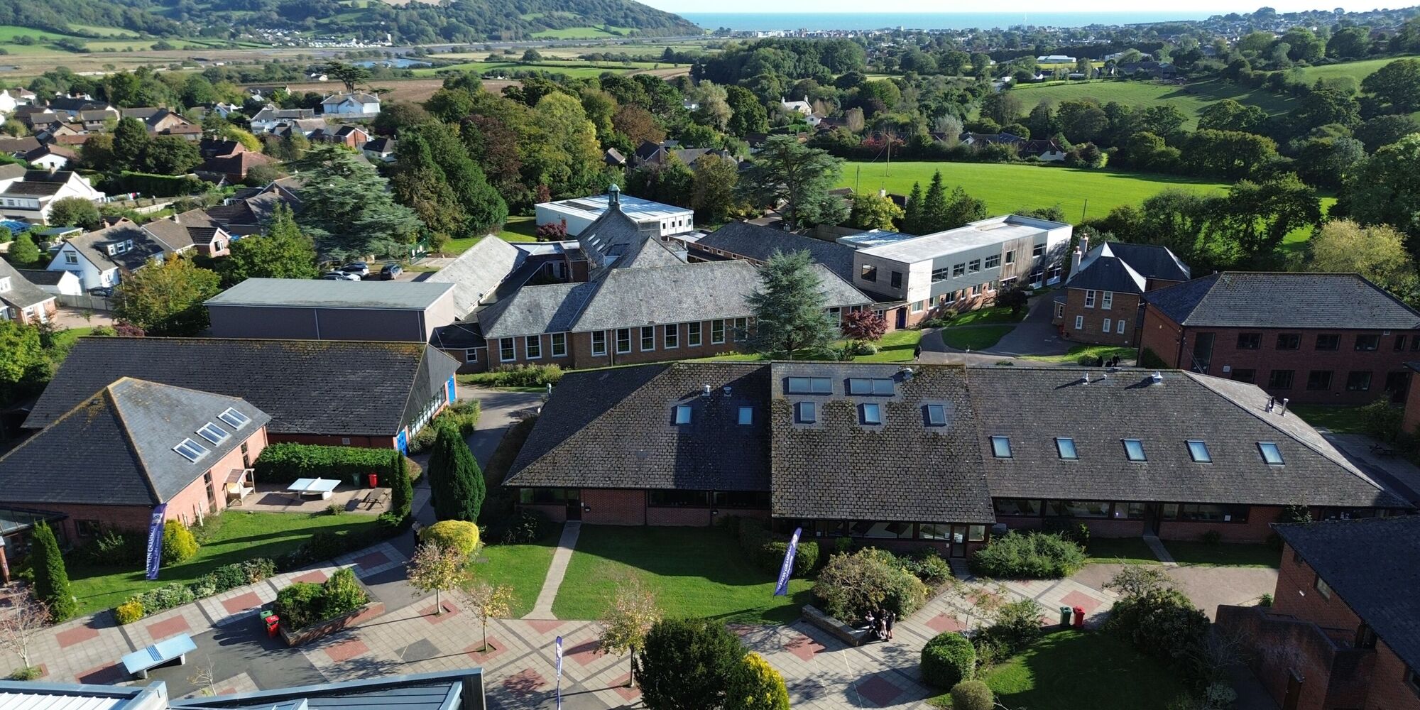 Campus view of Colyton Grammar School