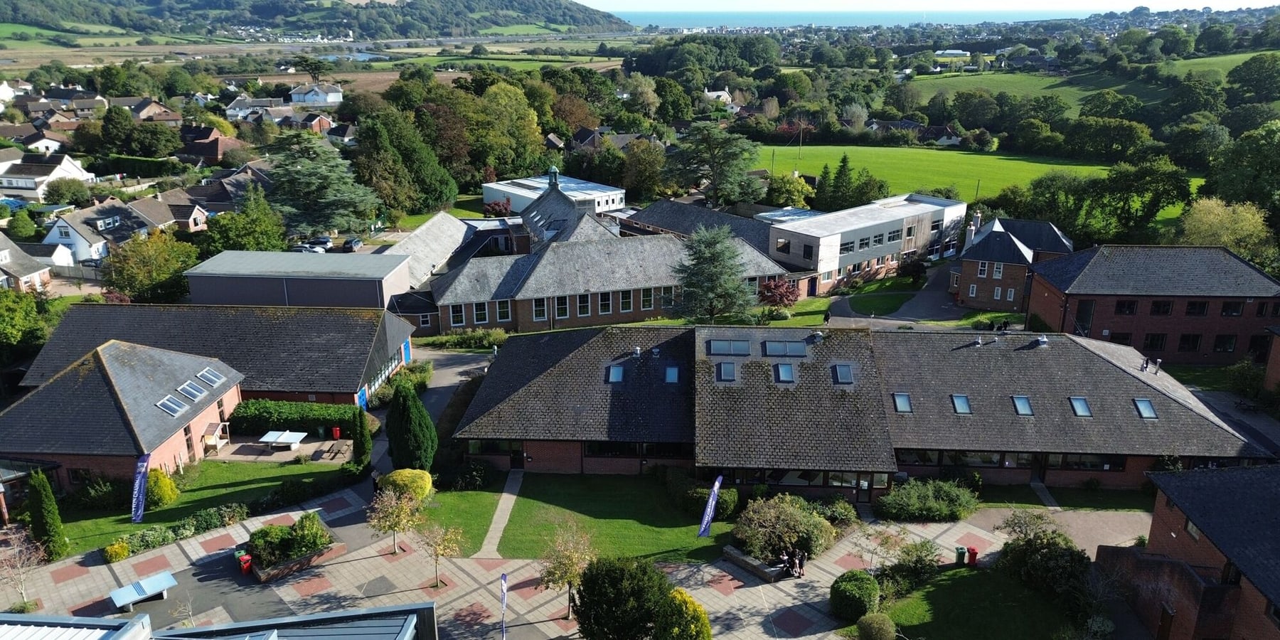 Colyton Grammar School school building exterior