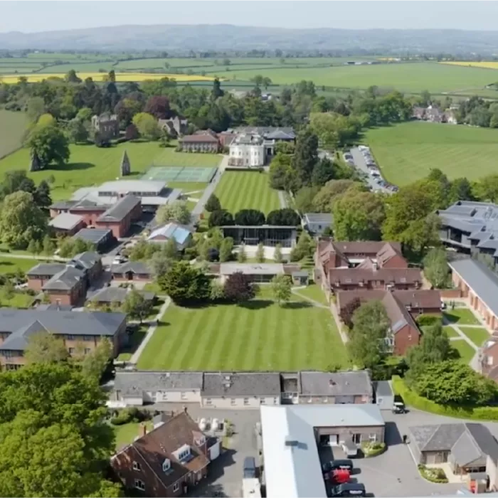 Campus view of Concord College