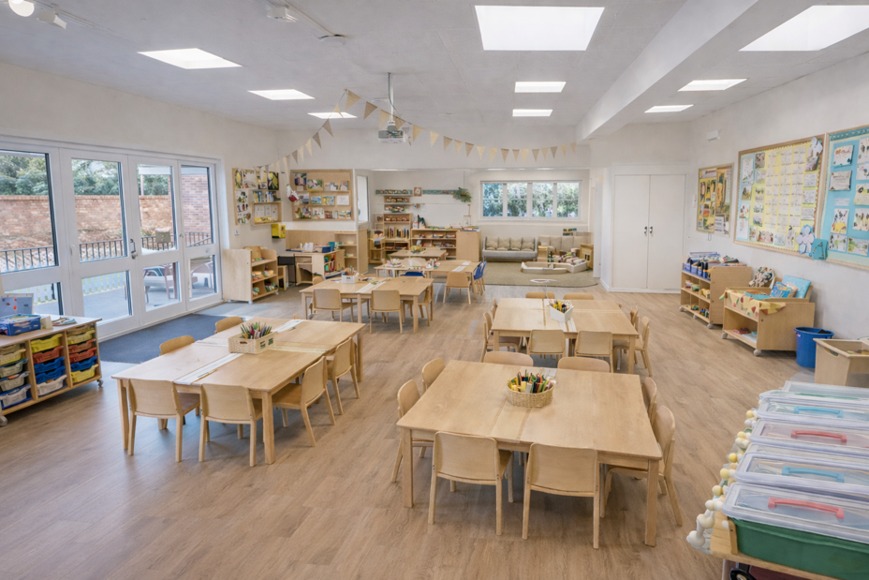 Learning spaces at Coopersale Hall School