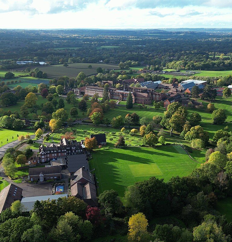 Campus view of Cranleigh School