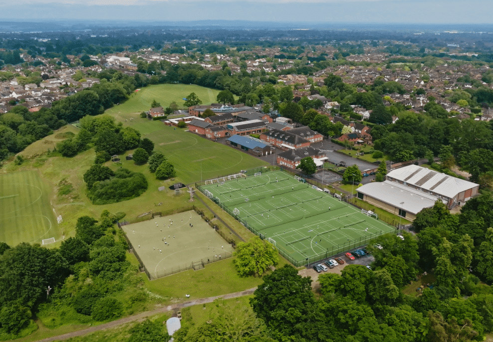 Exterior of Crosfields School