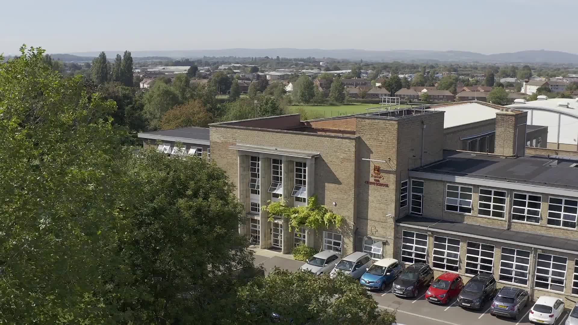 Campus view of The Crypt School