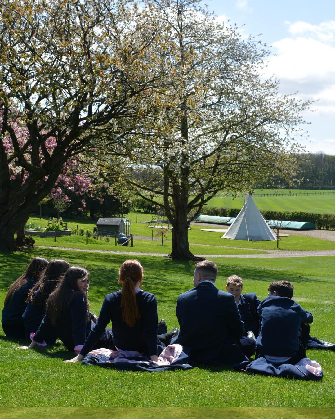 Campus view of Cundall Manor School