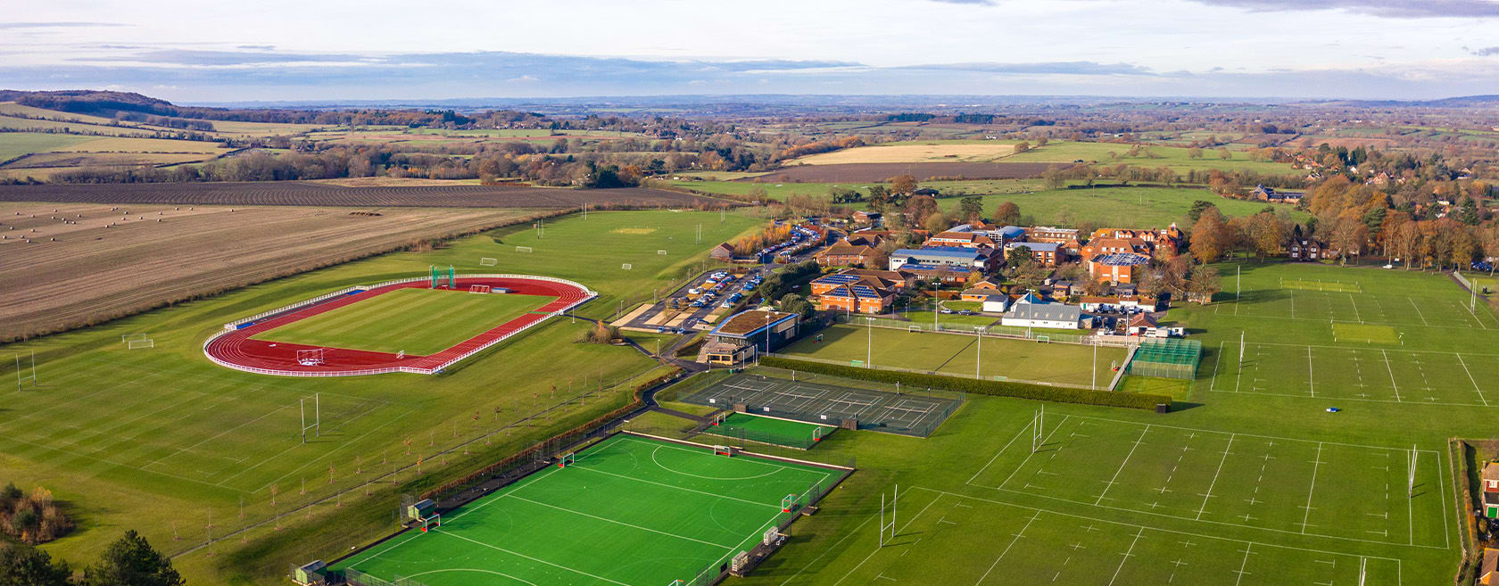 Campus view of Dauntsey's School
