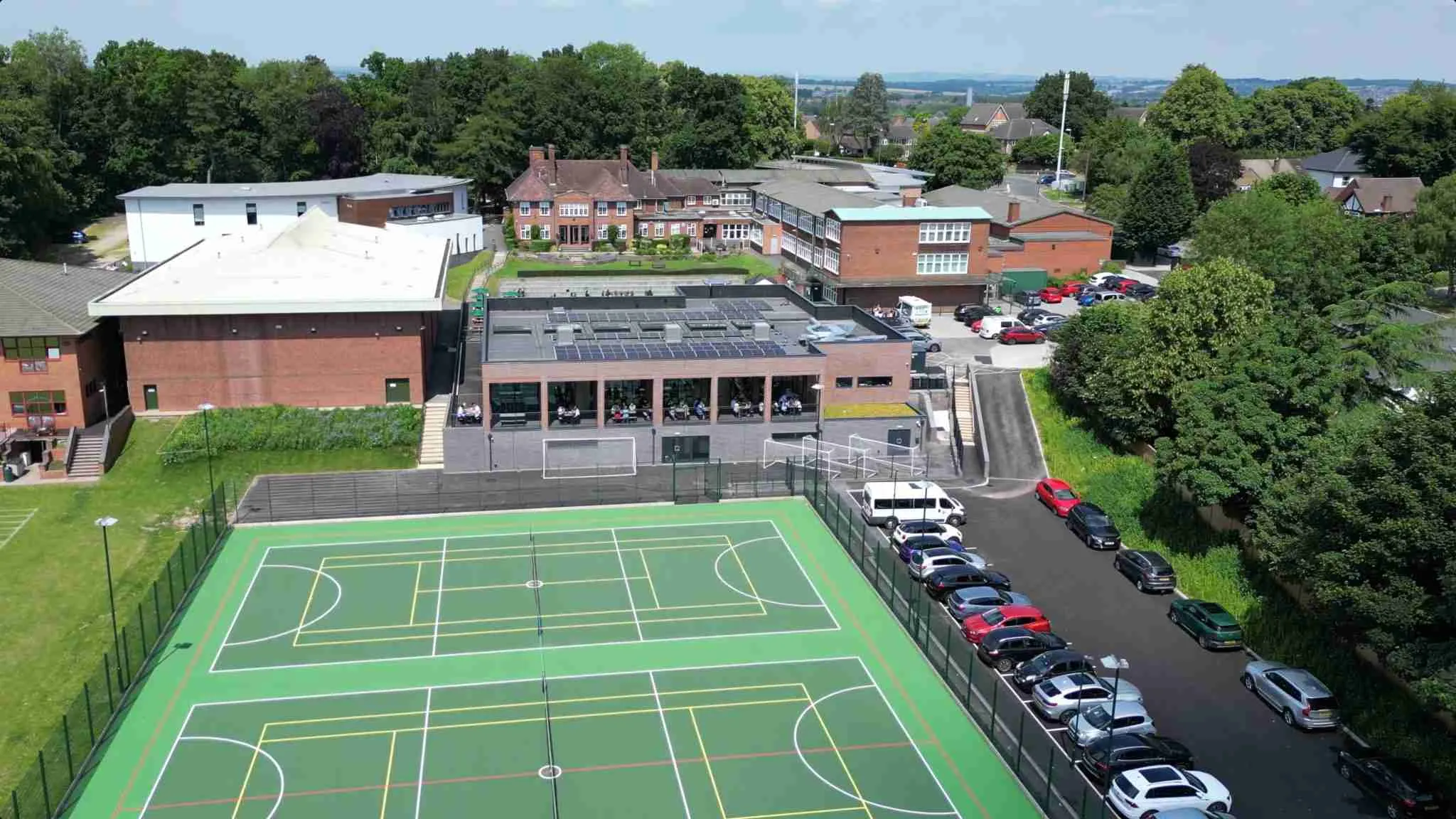 Sports facilities at Derby High School
