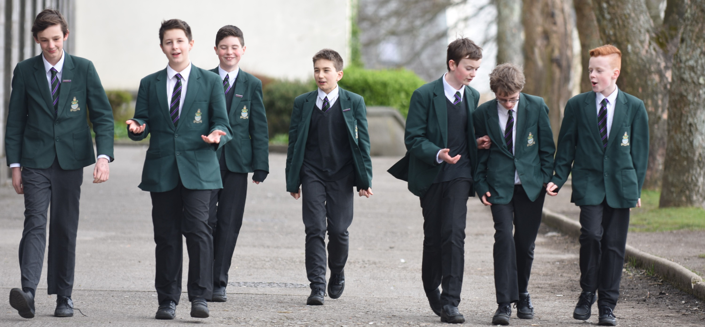 Devonport High School for Boys students on campus