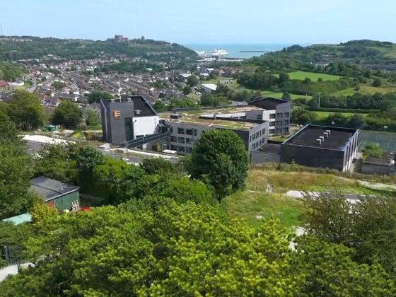 Campus view of Dover Grammar School for Boys