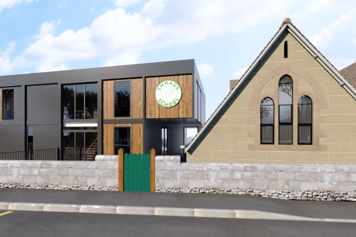 Exterior of Emmaus School