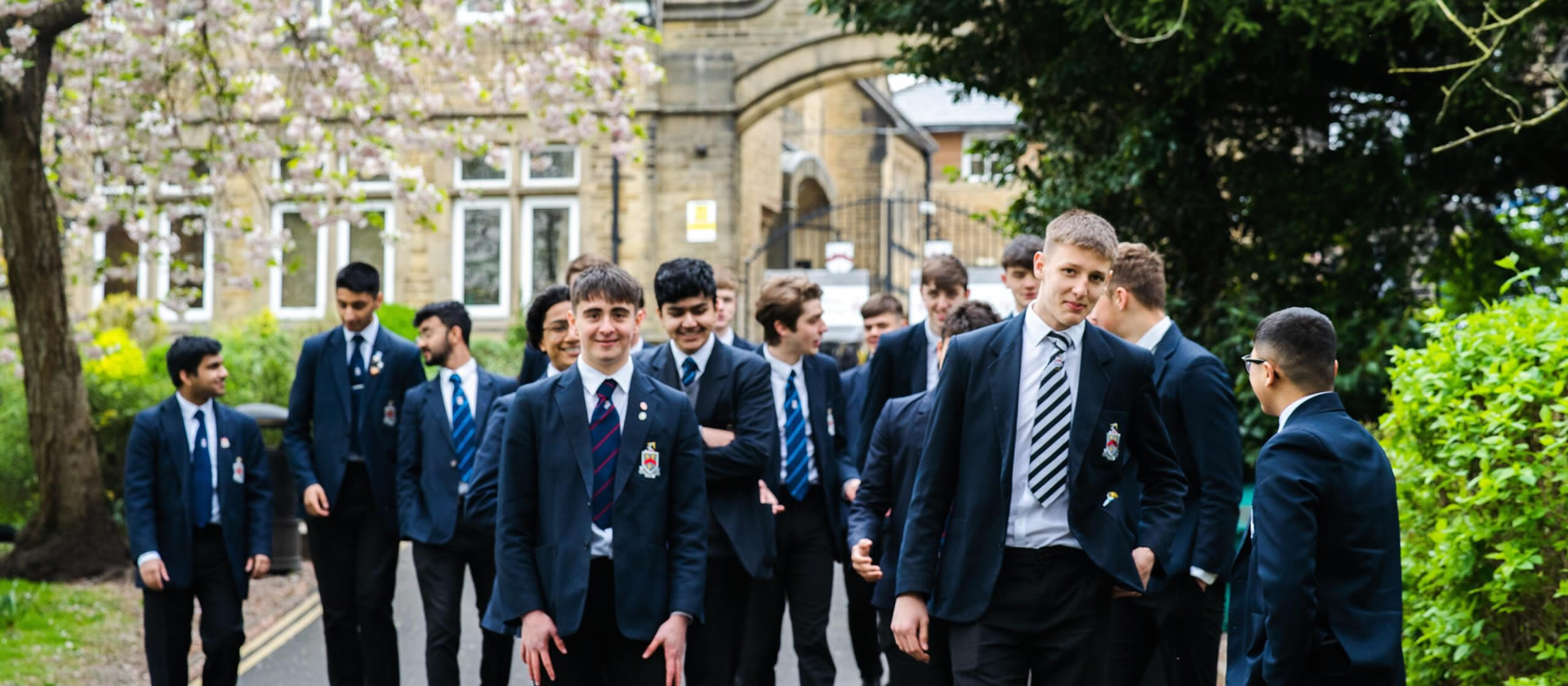 Ermysted's Grammar School students on campus