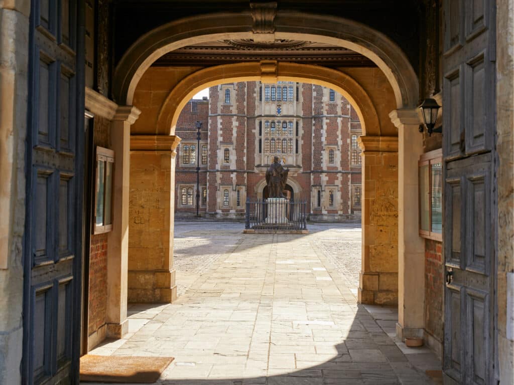 Campus view of Eton College