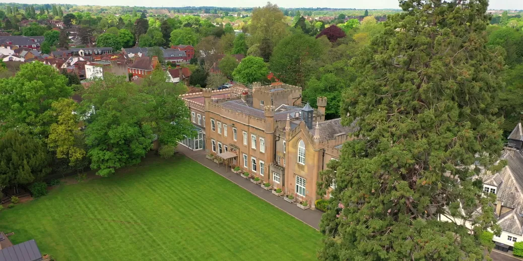 Campus view of Ewell Castle School