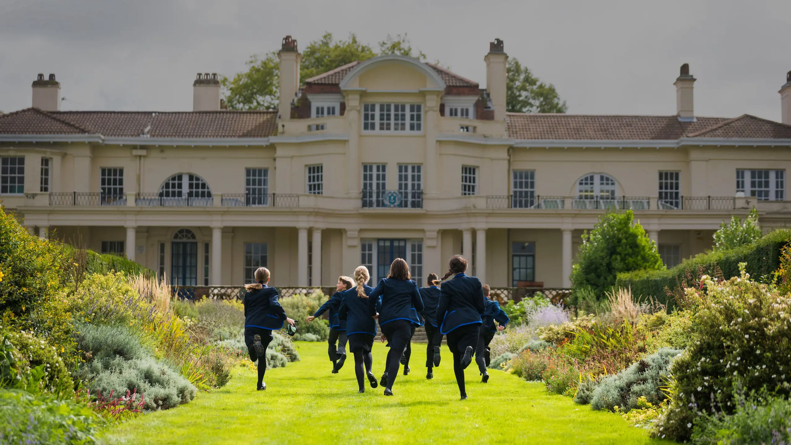 Campus view of The Gregg School